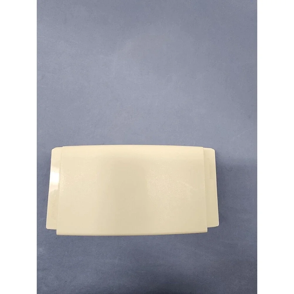 Vintage Tupperware Double Stick Butter Dish or Cream Cheese Keeper w Lid Almond